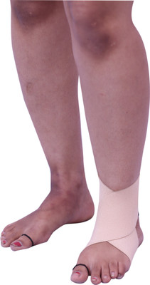 

AEPITO ELASTIC ANKLE BINDER Ankle Support (L, Beige)