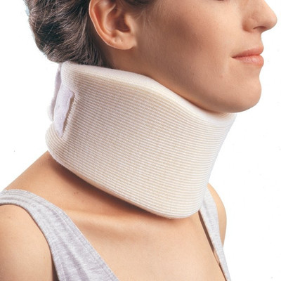 

AEPITO CERVICAL COLLER FULL FOAM Neck Support (L, Beige)