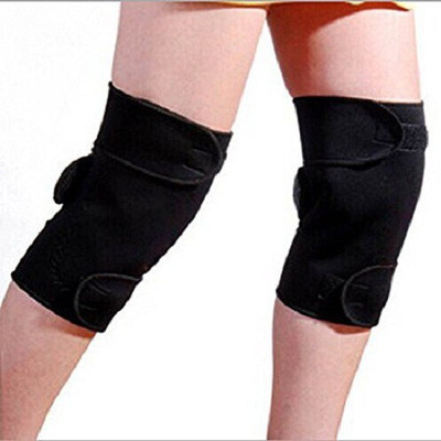

ELEGANTSHOPPING Tourmaline Self Heating Knee Magnetic Therapy Knee Support Spontaneous Hot Belt Leg Foot Joint Hand Grip/Fitness Grip(Black)