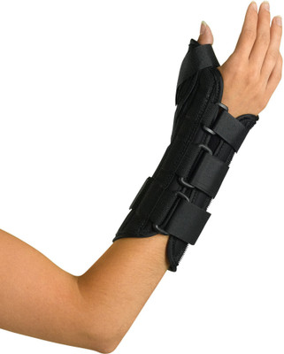 G.M.S Rehabilitation wrist forearm thumb Support RIGHT Wrist Support(Grey