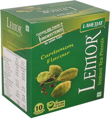 

Lemor unsweetened Cardamom Flavoured and Coffee Premix Set Of 2 Cardamom Instant Tea Bags Box(150 g)