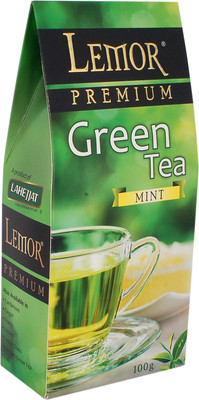 

Lemor Premium Mint Green Tea Pouch(100 g)