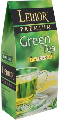 

Lemor Cardamom Flavored Pack of 2 for Healthy Indian Beverage Drinkers Cardamom Green Tea Tetrapack(100 g)