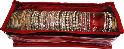 FORE TREND Bangle Organizer Box -Maroon Vanity Box(Maroon)