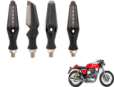 MOCKHE Front, Rear LED Indicator Light for Royal Enfield Continental GT(White)