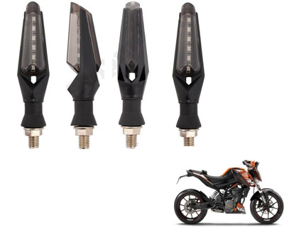 MOCKHE Front, Rear LED Indicator Light for KTM Duke 200(White)