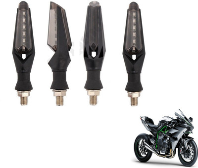 MOCKHE Front, Rear LED Indicator Light for Kawasaki Ninja(White)