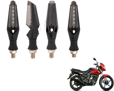 MOCKHE Front, Rear LED Indicator Light for TVS Flame(White)