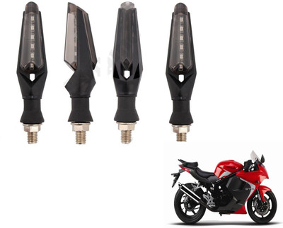 MOCKHE Front, Rear LED Indicator Light for Hyosung GT250R(White)