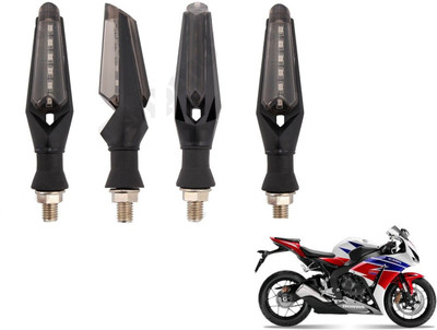 MOCKHE Front, Rear LED Indicator Light for Honda CBR(White)