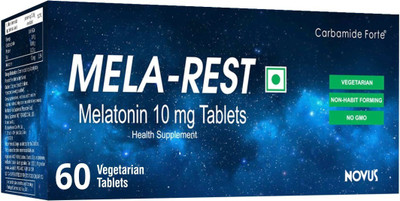 Carbamide Forte Sleeping Aid Pills - Melatonin 10mg - Non Habit Forming - Improve Sleep - Natural Sleep Aid - Deep Sleep - MELA-REST (60 Tablets)(60 No) Carbamide Forte Sleeping Aid Pills - Melatonin 10mg - Non Habit Forming - Improve Sleep - Natural Sleep Aid - Deep Sleep - MELA-REST (60 Tablets)(60 No)