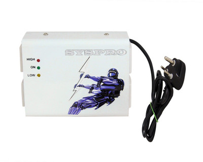 

Syspro Stabilizer for LED Upto 45 inch with Anchor Panasonic Power Cord and Socket(White)