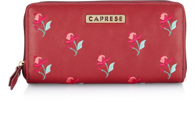 

Caprese Women Casual Red Artificial Leather Wallet(8 Card Slots)