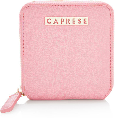 

Caprese Women Casual Pink Artificial Leather Wallet(8 Card Slots), Blush