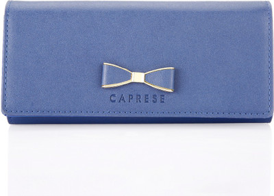 

Caprese Women Casual Blue Artificial Leather Wallet(8 Card Slots)
