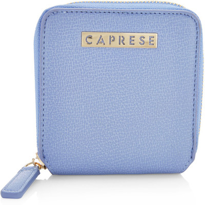 

Caprese Women Casual Blue Artificial Leather Wallet(8 Card Slots), Sky blue