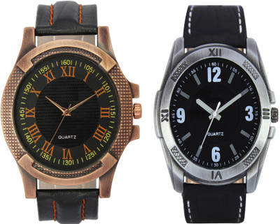 

CLOUDWOOD VL23_34 Combo of 2 Designer Analog Combo Watch - For Men