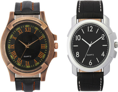 

CLOUDWOOD VL23_35 Combo of 2 Designer Analog Combo Watch - For Men
