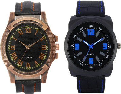 

CLOUDWOOD VL23_32 Combo of 2 Designer Analog Combo Watch - For Men