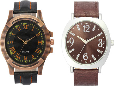 

CLOUDWOOD VL23_46 Combo of 2 Designer Analog Combo Watch - For Men