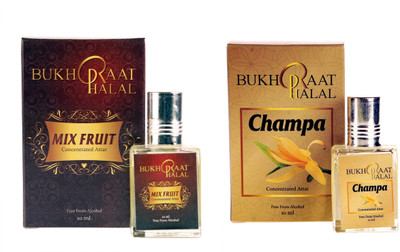 

RACKDACK Bukhraat Halal Oriental Treat Alcohol free Champa & Mix Fruit Floral Attar(Musk Arabia)