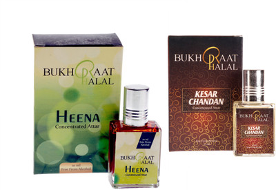 

RACKDACK Bukhraat Halal Oriental Treat Alcohol free Kesar Chandan & Heena Floral Attar(Musk Arabia)