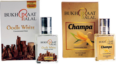 

RACKDACK Bukhraat Halal Oriental Treat Alcohol free Champa & Oudh White Floral Attar(Musk Arabia)