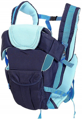 

Aayat Kids Adjustable 4 Positions Baby Carrier 3D Backpack Infant Newborn Pouch Bag Wrap Soft Structured Sling Front Back X6 Baby Carrier(Black, Blue, Front carry facing out)