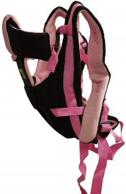 

Aayat Kids Adjustable 4 Positions Baby Carrier 3D Backpack Infant Newborn Pouch Bag Wrap Soft Structured Sling Front Back X19 Baby Carrier(Black, Pink, Front carry facing out)