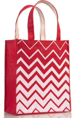 

H&B Reusable jute bag or Reusable gift bag Waterproof Lunch Bag(Multicolor, 5 L)