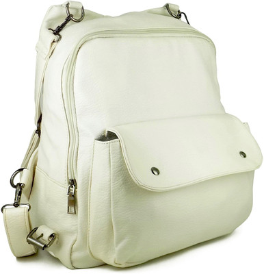 

Ripley Brooklyn Series Leatherette Backpack Backpack(White, 15 L)