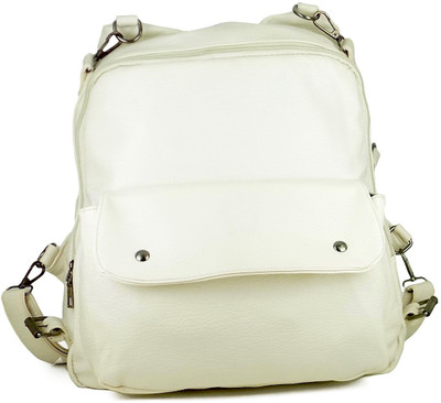 

Dockstreet Ripley Brooklyn Series Leatherette Backpack Backpack(White, 15 L)