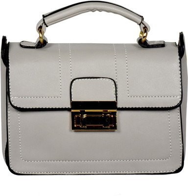 

Russo Milano Womens Sling Bag(Grey, 8 inch)