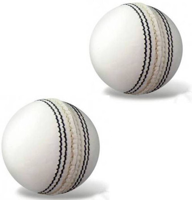 

SST Sports 4 Piece Genuine Leather Cricket Ball Cricket Leather Ball(Pack of 1, White)