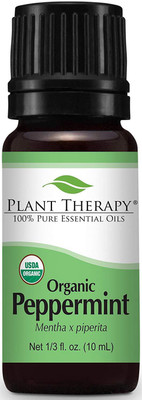 

Plant Therapy Organic Essential Oil, Peppermint, 0.33 Ounce(10 ml)
