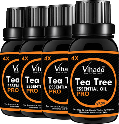 

VIHADO 4x PRO Tea Tree Oil (18 gm) (pack of 4)(18 ml)
