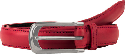

Aditi Wasan Women Casual Red Genuine Leather Belt