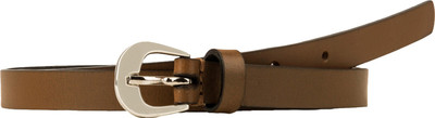 

Aditi Wasan Women Casual Tan Genuine Leather Belt