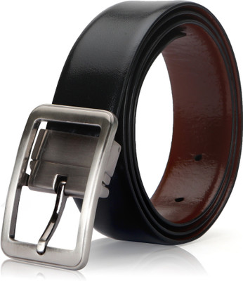

Erina Men Party Black Genuine Leather Reversible Belt