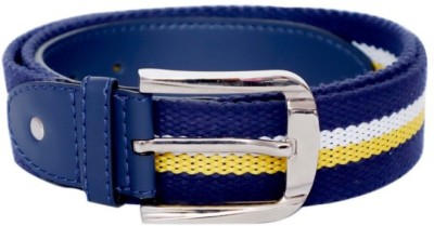 

Tryb Men & Women Casual Blue Fabric Belt