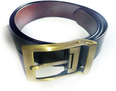 

Rafea Men Casual Black Genuine Leather Belt