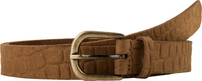 

Aditi Wasan Men Casual Tan Genuine Leather Belt