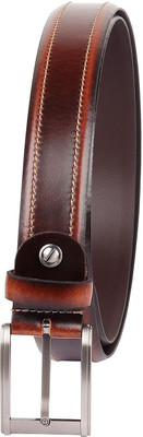 

Erina Men Party Brown Genuine Leather Reversible Belt
