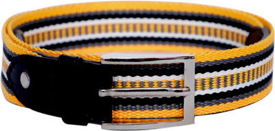 

Tryb Men & Women Casual Multicolor Fabric Belt, Tryb Men & Women Casual Yellow, Black Fabric Belt, Multicolor, Tryb Men & Women Casual Multicolor Fabric Belt