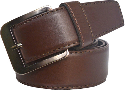 

Sun Shopping Men Formal Brown Synthetic Belt