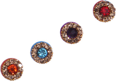 

Sunaina NEW LOVE COLLECTION ROUND BORDER FOREHEAD Multicolor Bindis(FANCY BINDI)