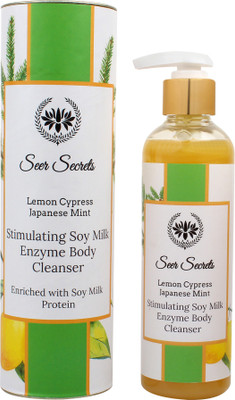 

Seer Secrets Lemon Cypress Japanese Mint Stimulating Soy Milk Enzyme Body Cleanser(200 ml)