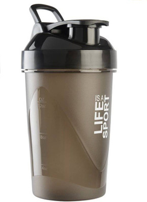 

Ozomax FUEL MIX Shaker & Sipper Black 500 ml Shaker(Pack of 1, Black)