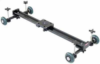 

FLYFILMS 2ft / 24" / 0.6m Camera slider wheel dolly Adjustable Axles DSLR Track Pulley Rail Car Slider with Bush Technology For 15Kg Camera Load Nikon FF-SL-D Camera Rig