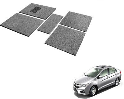 MOCKHE Rubber, EVA Standard Mat For  Honda City(Black, Grey)